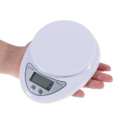 Anpro 5kg/1g 1kg/0.1g Portable Digital Scale LED Electronic Scales Postal Food Measuring Weight Kitchen LED Electronic Scales