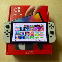 Nintendo Switch OLED Mod With 120 Games Pokemon,Mario Party,Gta,Mk1,Mario kart And More