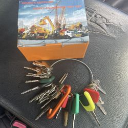 Heavy Equipment Key Set