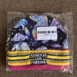 Assholes Live Forever Mushroom Beanie