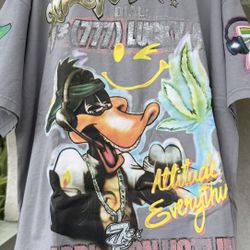 TRIPLE 7 DAFFY DUCK SHIRT SZ XXL  SUPREME UNDFTD SEVEN