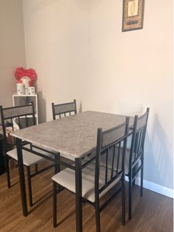 Dining table with 4 chairs