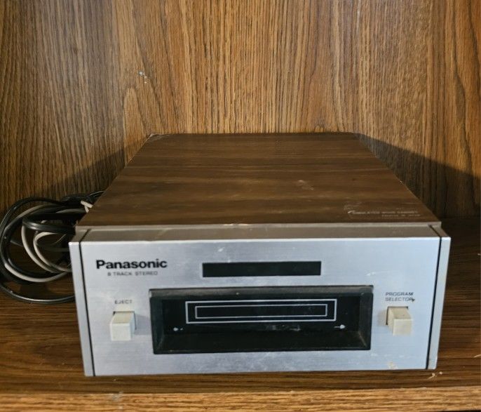 8 Track Tape Player and Tapes