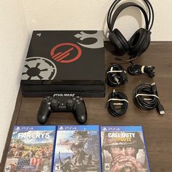 Limited Edition Star Wars Battlefront II PlayStation 4 Pro 1tb Bundle 