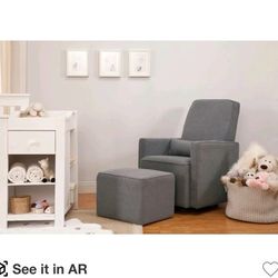 Swivel Glider With Ottoman 250.00 New In Box 