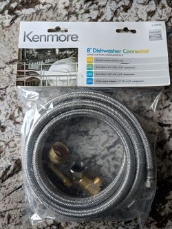 8' Dishwasher connector kit