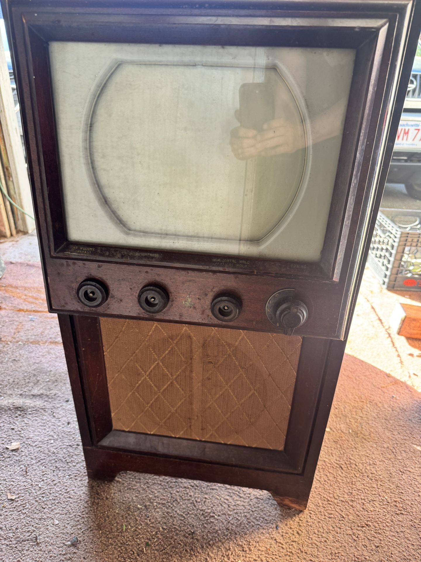 Vintage television for prop