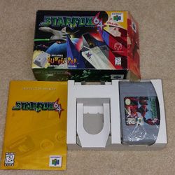 Nintendo Star Fox 64 With Box and Manual