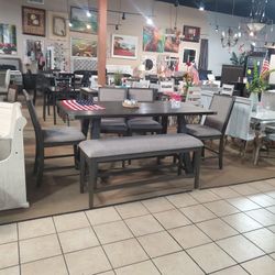 6pc Counter Height Dining Set
