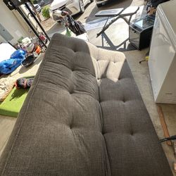 Full Size Futon - Charcoal Gray - Unassembled