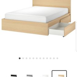 IKEA Malm Bedframe With Storage