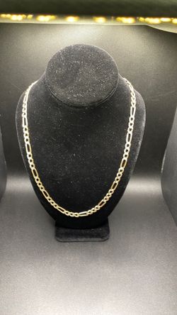Gold Figaro Chain 10k 37.3 g 22”