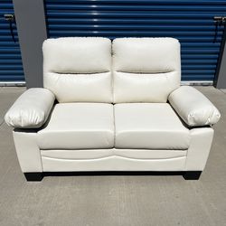 Brand New. Modern Design Loveseat. Pearl white. $349