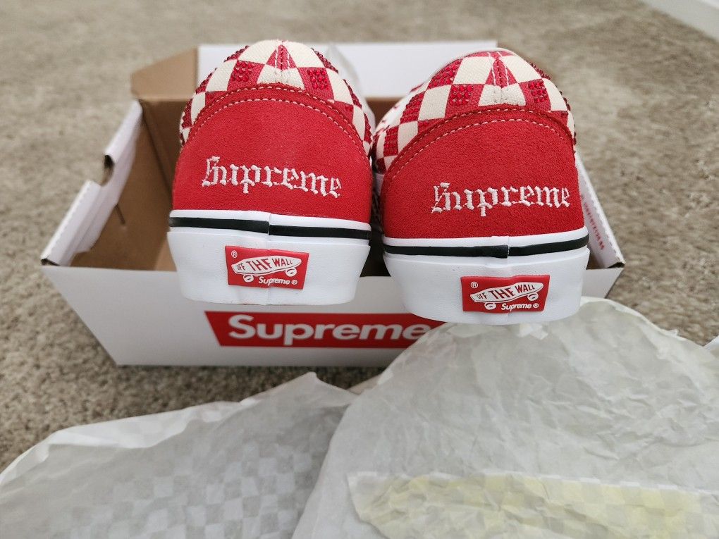 Supreme Vans Skate Old Skoo Low
