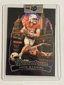 Arch Manning Custom Blast Trading Card Texas Longhorns