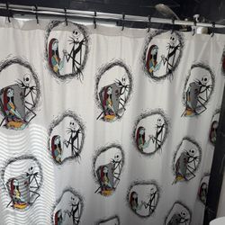Disney Shower Curtain , Jack and Sally 