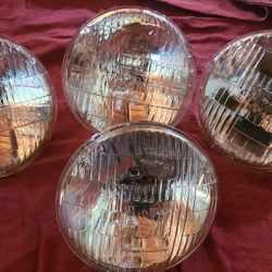 1960-67 GM T-3 T3 Headlights Headlamps 2 High & 2 Low Beams Set of 4