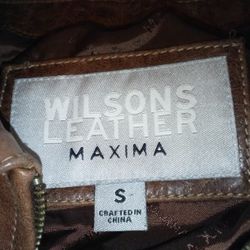 Vintage  Maxima Wilsons Leather Jacket Small 