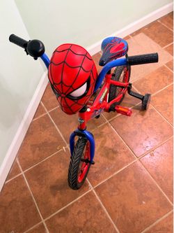 Huffy 12” marvel spider man bike