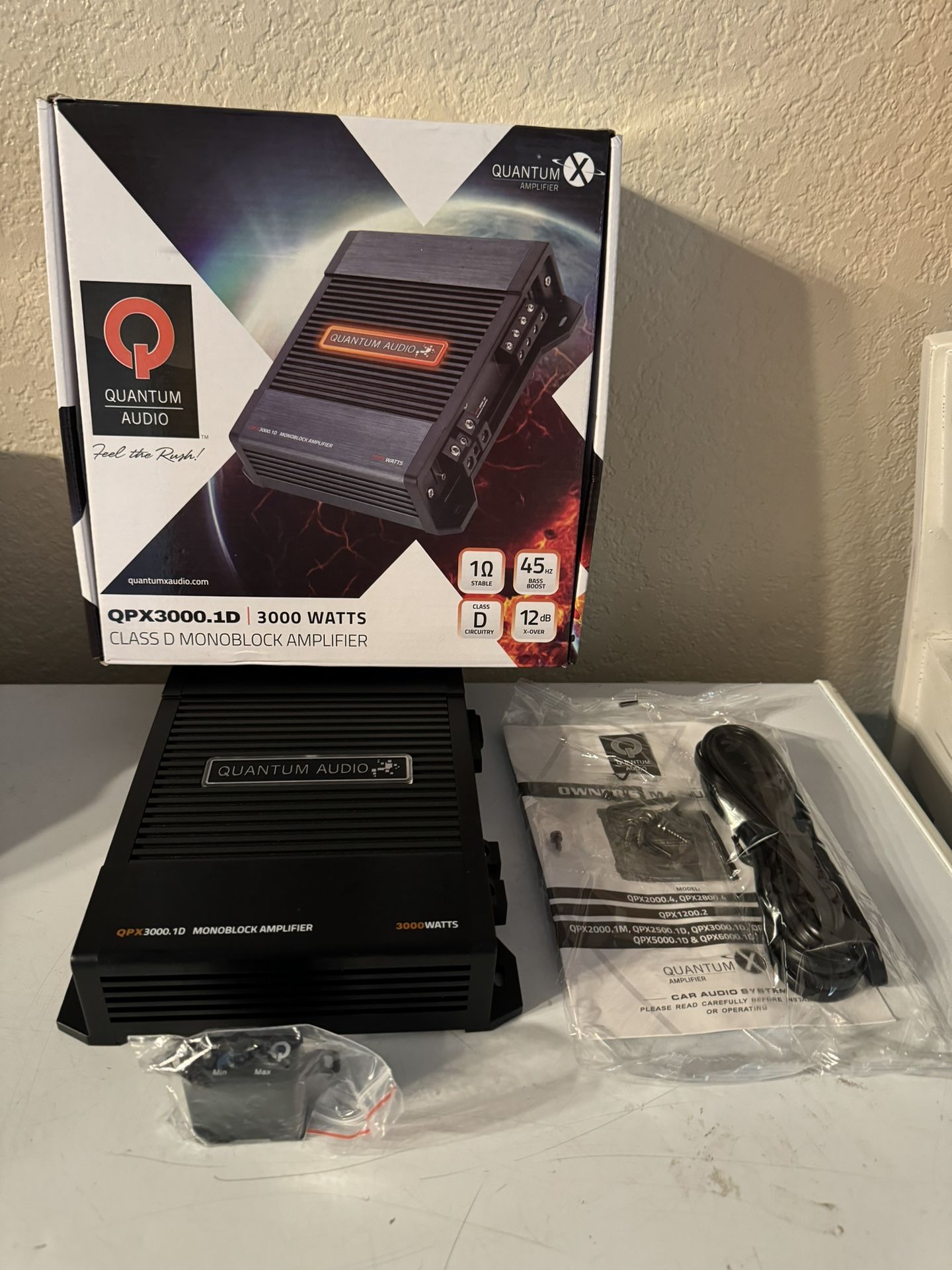 QUANTUM AUDIO QPX3000.1D Amplifier