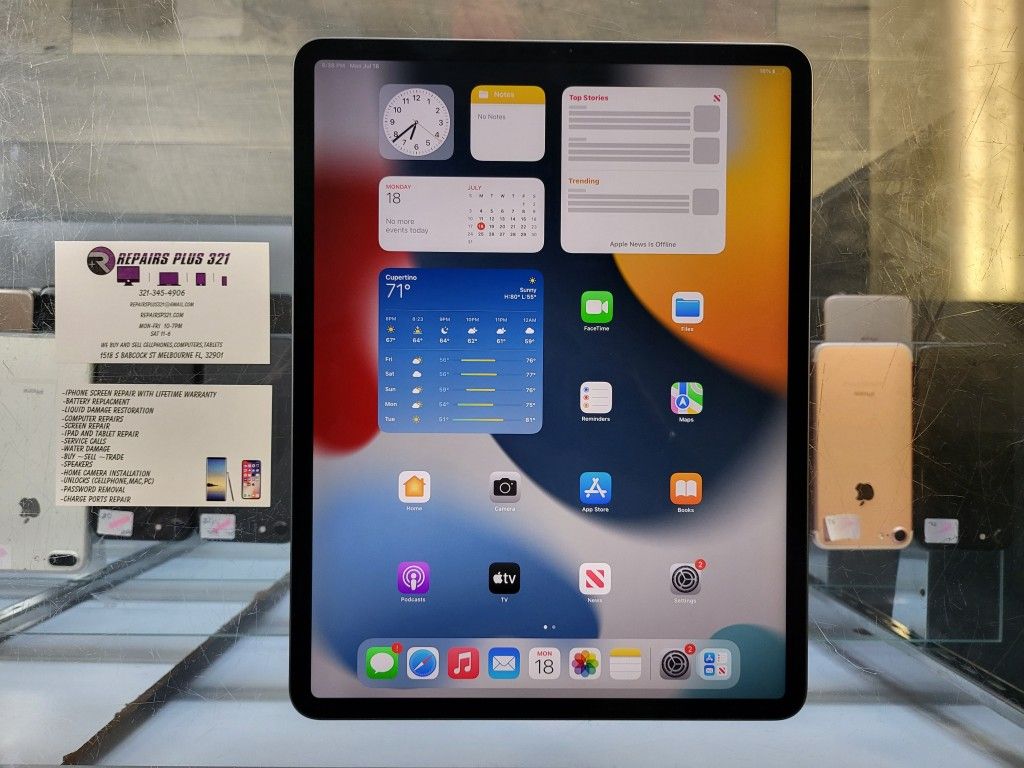 3rd Gen Black iPad Pro 12.9" 256gb Wifi