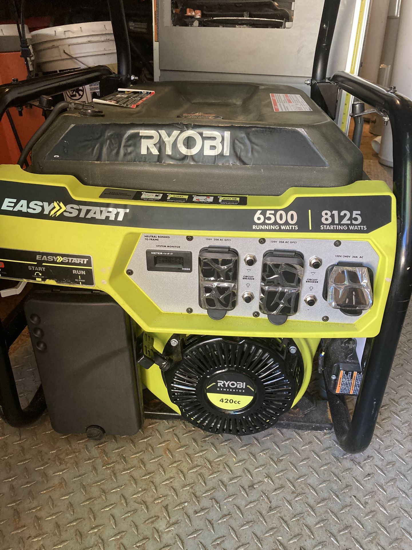 Ryobi 420 cc generator