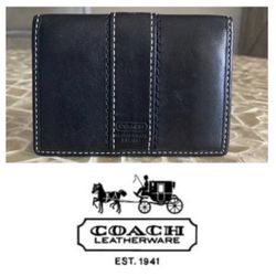 Coach Leatherware slim wallet in black