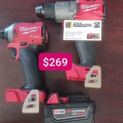 Milwaukee Fuel Impact And Hammer Drill Financing Available 