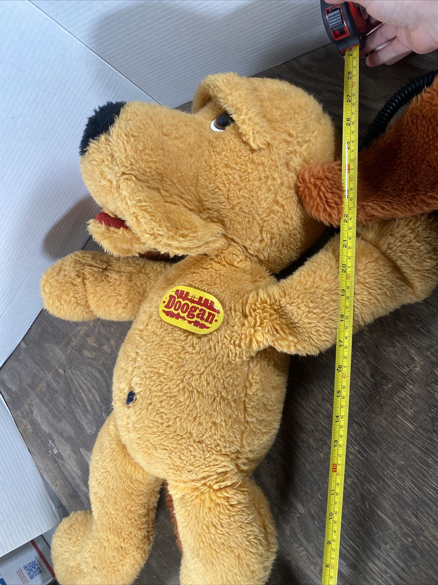 Nostalgic Vintage 1970s Animal Fair 29 Stuffed Doogan Plush Dog W