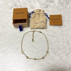 Flower Full Necklace M68125 Gold