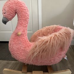 Pink Flamingo Baby Rocker – Like New!