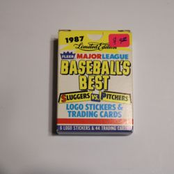 1987 Fleer Limited Edition Baseball Best Sluggers Vs. Pitchers Complete Card Set