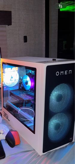 NEW HP OMEN - 35L Gaming Desktop - AMD Ryzen 5 8400F - 16GB DDR5 Memory - NVIDIA GeForce RTX 5060 - 1TB SSD - Panda Metal