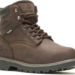 NEW SZ 7 Work Boots Wolverine Men Floorhand Met Guard WATERPROOF Steel Toe Safety Boot Construction