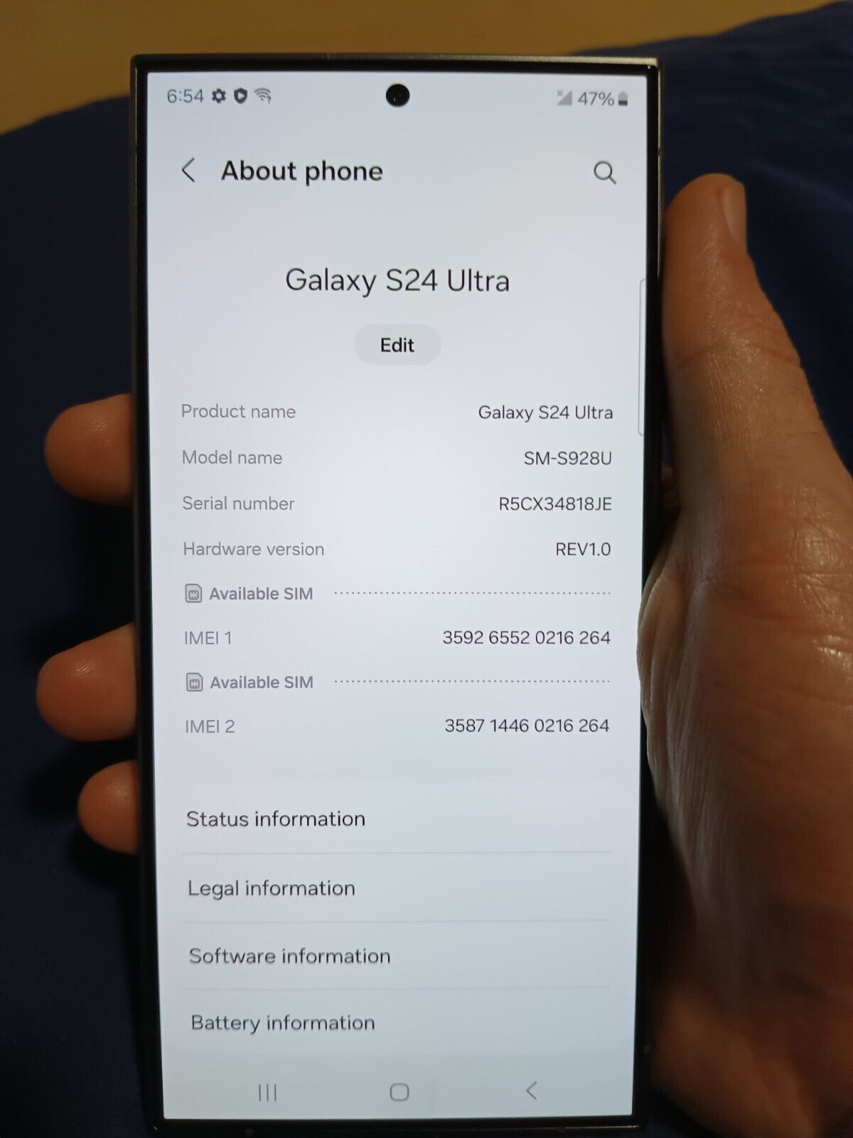 Samsung Galaxy S24 Ultra - 256 GB - Black (Verizon)