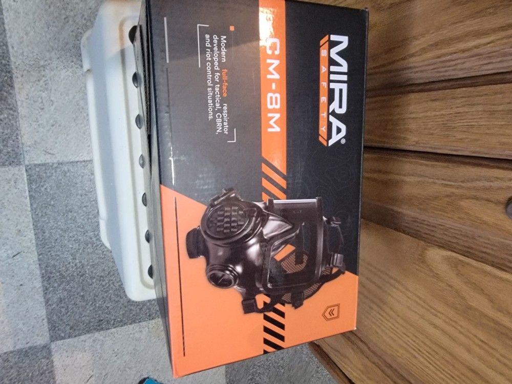 BRAND NEW MIRA SAFETY CM-8M TACTICAL FULL FACE  MASK With Two Mira NBC-77 Filters