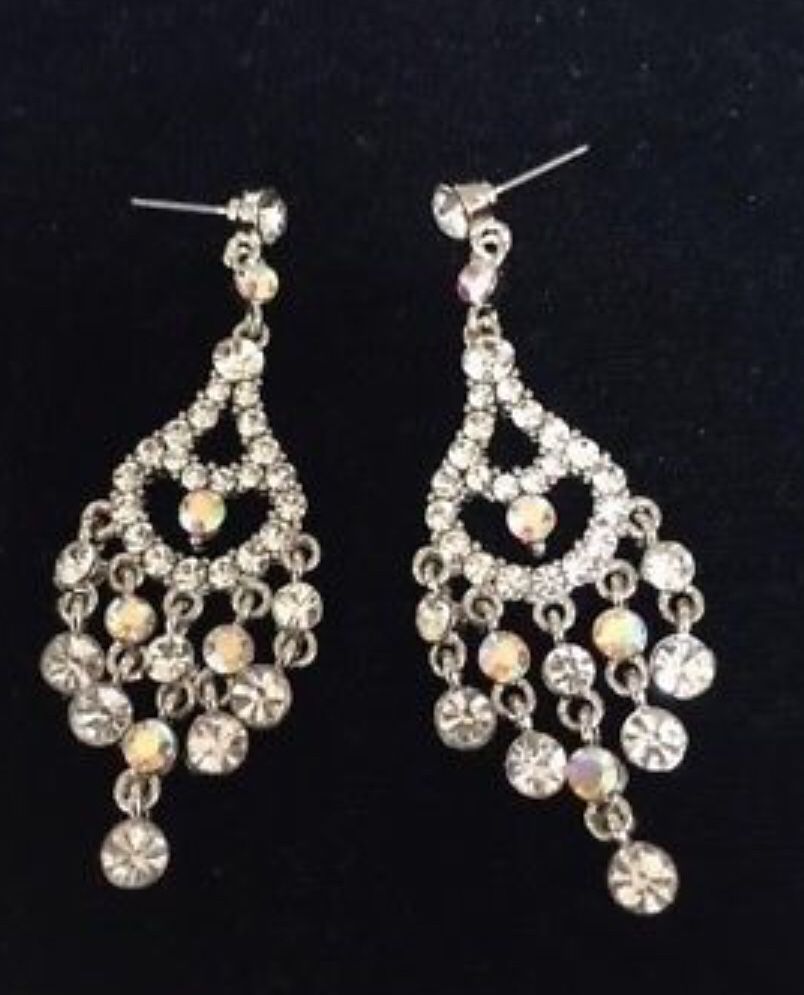Crystal chandelier earrings