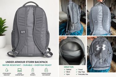 Under Armour Storm Backpack – Gray – Excellent Condition