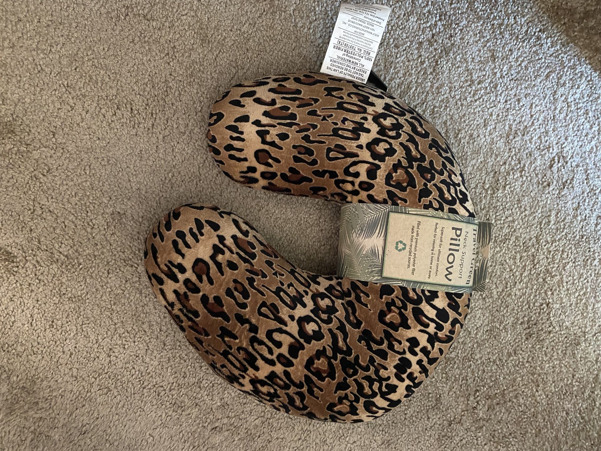 Animal Print Neck Pillow