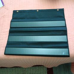 Lakeshore Black Space -Saver Pocket Chart. (6 rows of clear pockets) (9 & 1/2 X 20 & 1/2) 