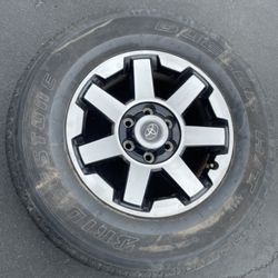 1 Only —- 265/70r17  6x139.7 6x5.5 Stock 265 65 17  Lexus gx4 TRD Tacoma Lexus GX470 4Runner Yukon Tahoe Tundra Rim Wheel Tire!!!