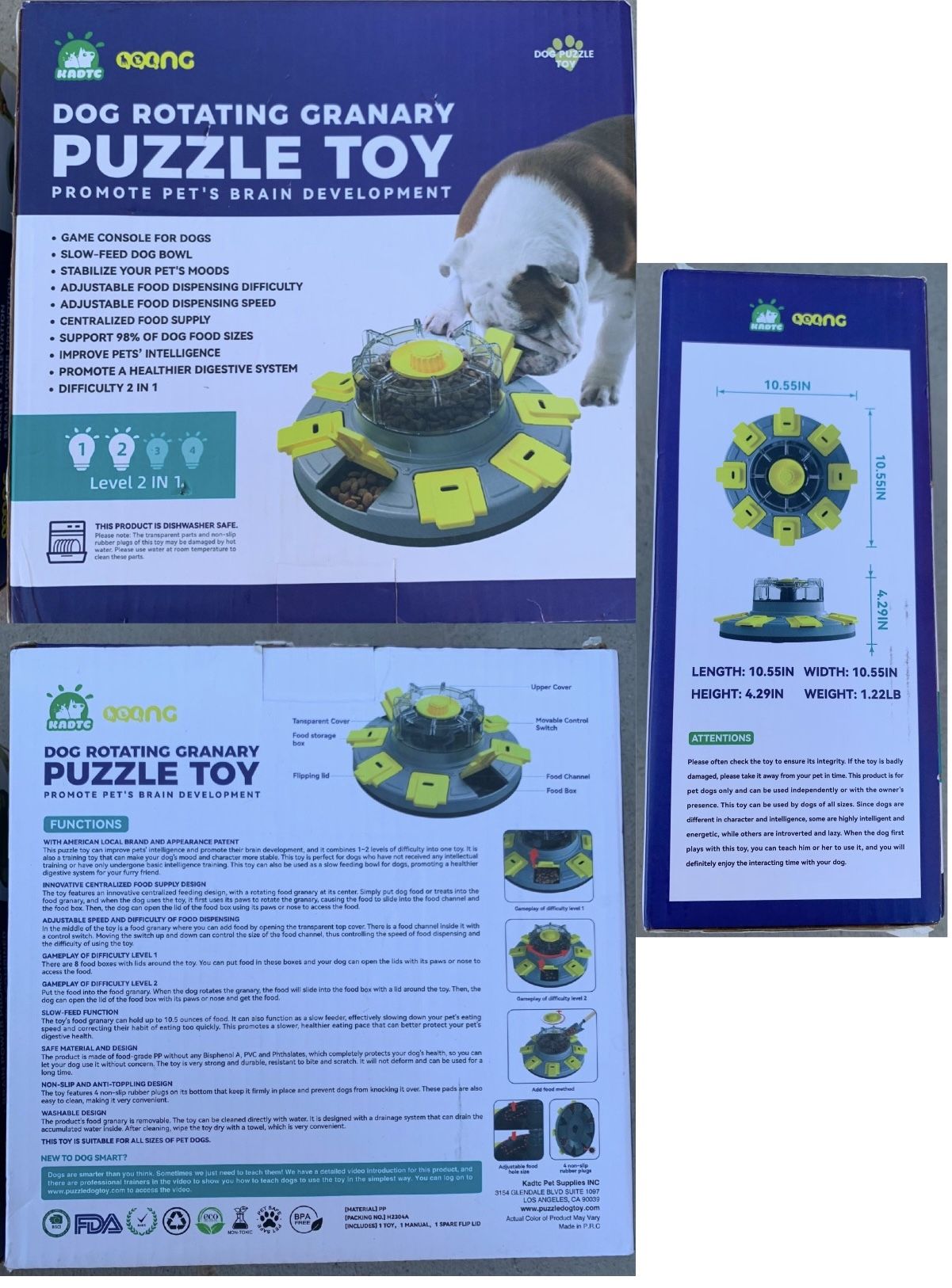 Dog Step On Puzzle Toy- $15 Each
