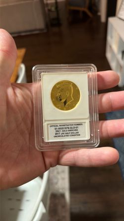 2017 P JFK Half Dollars 24kt Gold Enriched Uncirculated Condition