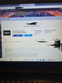 Thunderdome GA 3 Day Pass
