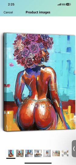 Black Woman Wall Art 