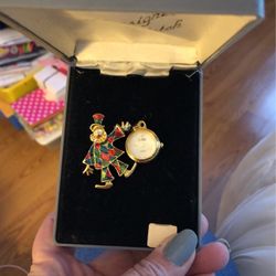 Clown watch pin