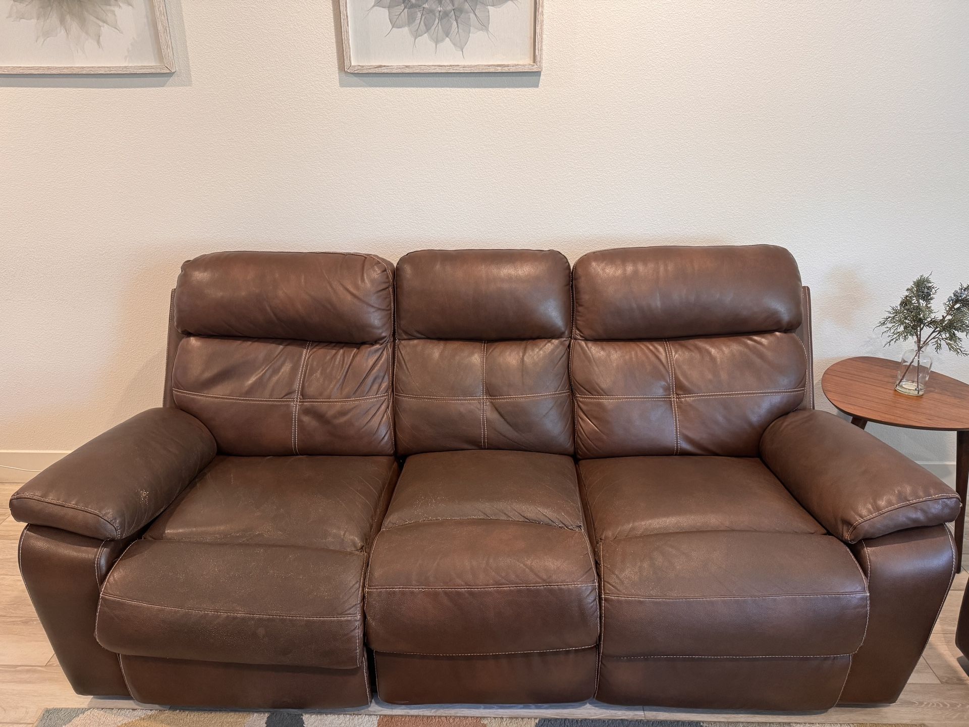 Recliner Sofa Set – 3-Seater + 2-Seater Glider