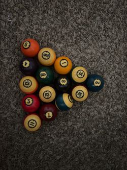 Brunswick Centennial Billiard Balls