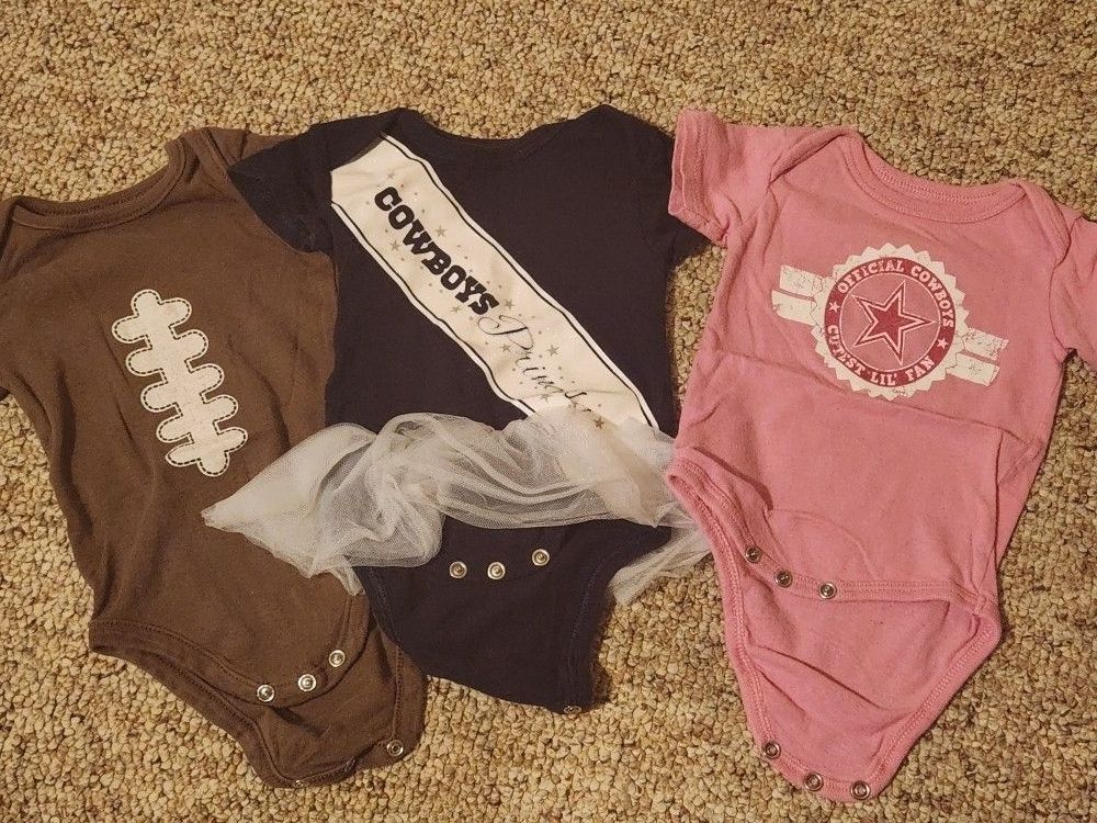 3 Months Baby Girl Cowboys Gear