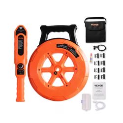 Pipe Blockage Detector ABS Pipe Locator IP67 Waterproof with 100 ft. Signal Line 8 Spare Probes for PVC Plastic Metal